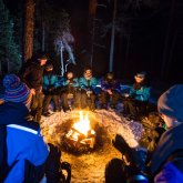 Besuch des Aurora Camps vom Wilderness Hotel Inari